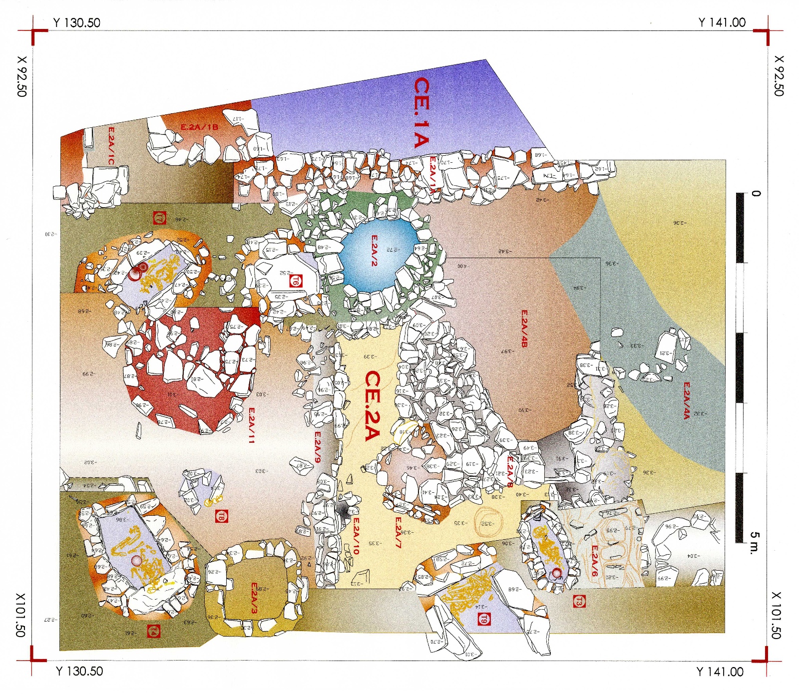 16 Dibujo arqueolÃ³gico Panta de distribuciÃ³n